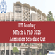 IIT Bombay MTech & PhD Admission 2026 Schedule Out @iitb.ac.in; Apply from March 25